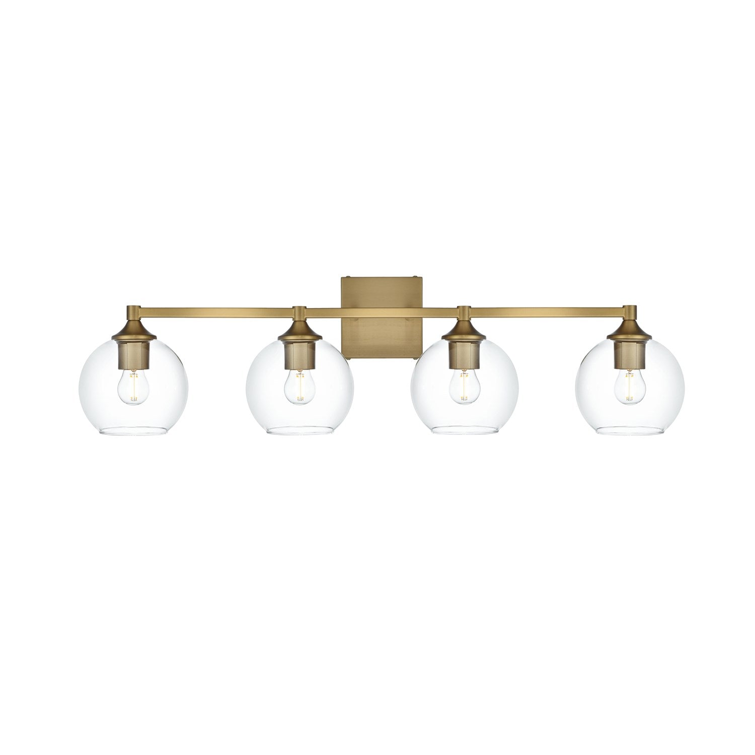 33 Inch Wall Sconce In Satin Gold by Living District