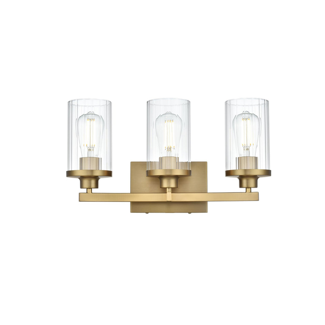18 Inch Wall Sconce In Satin Gold by Living District