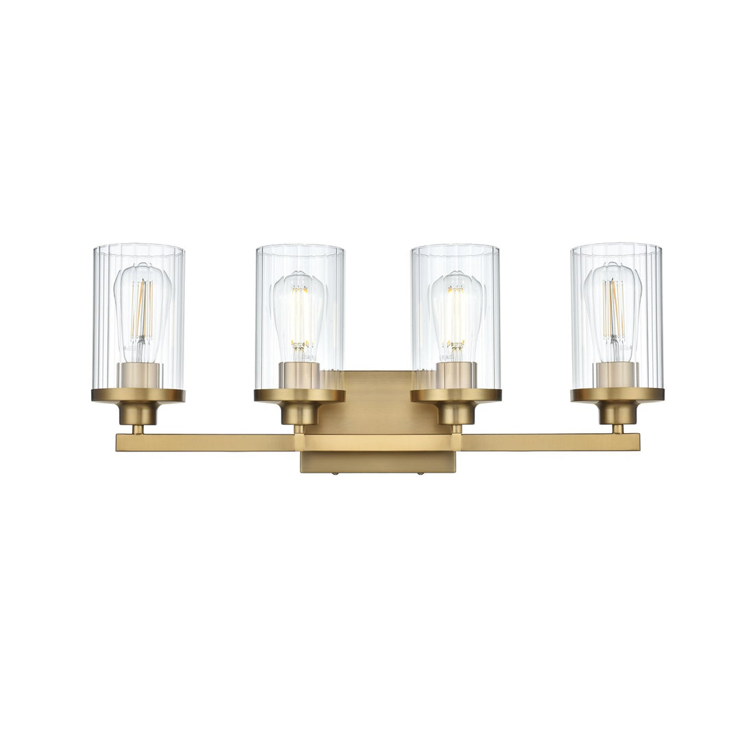 25 Inch Wall Sconce In Satin Gold by Living District