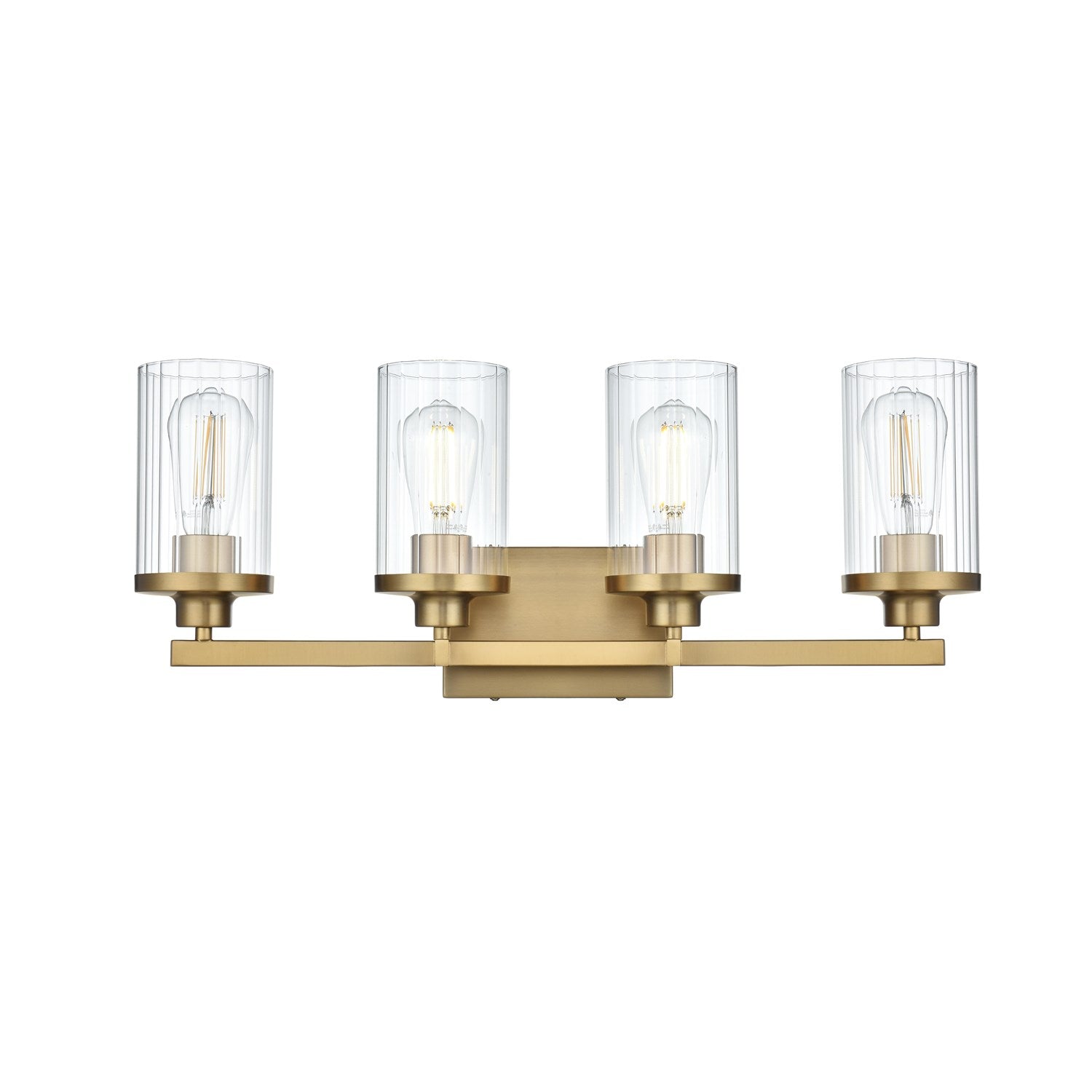 25 Inch Wall Sconce In Satin Gold by Living District