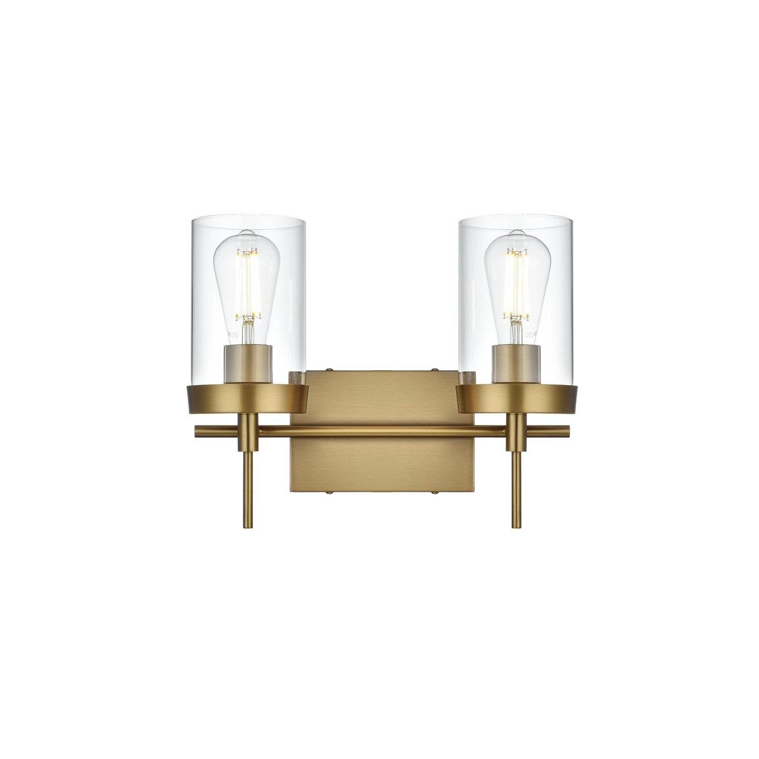 14 Inch Wall Sconce In Satin Gold by Living District