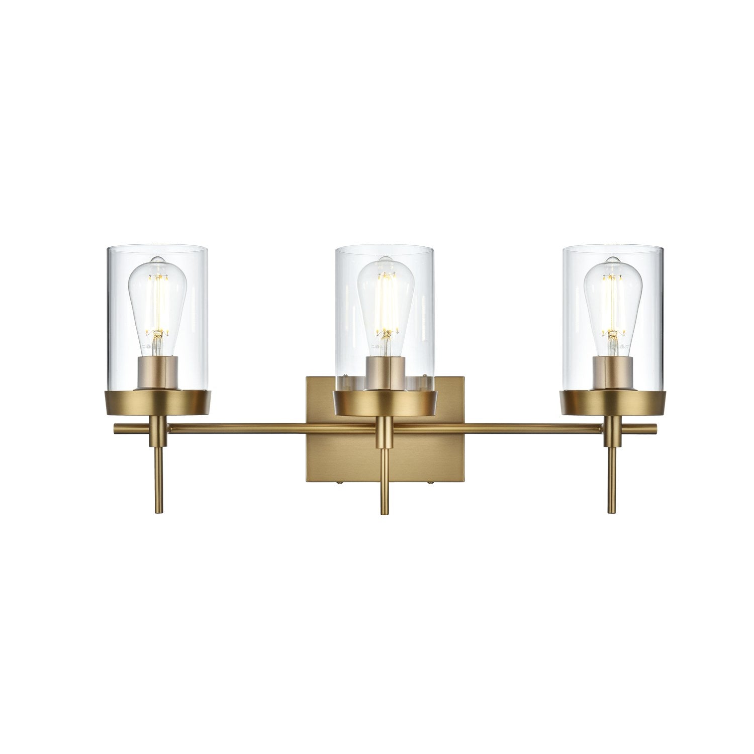 24 Inch Wall Sconce In Satin Gold by Living District