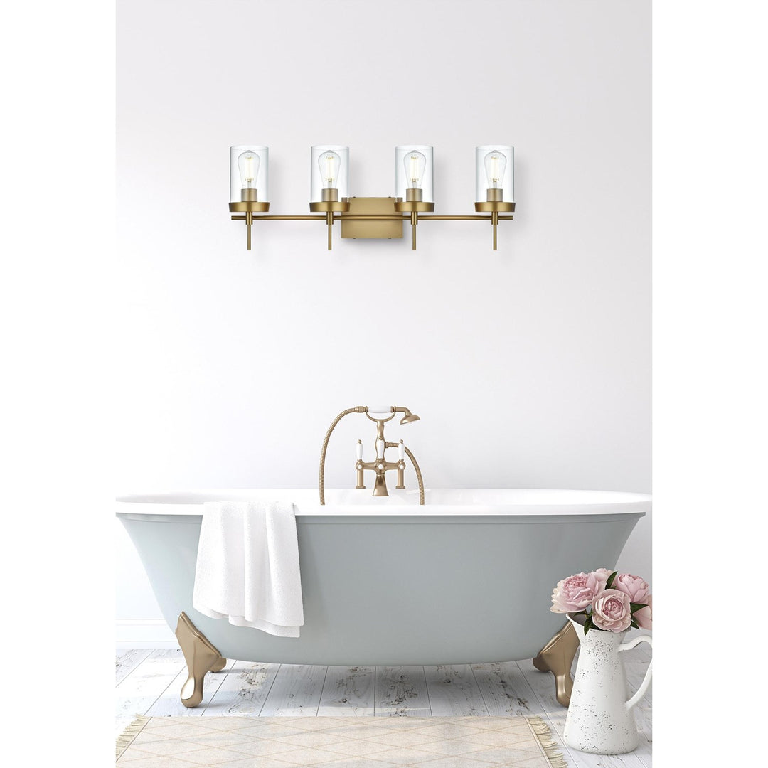 32 Inch Wall Sconce In Satin Gold