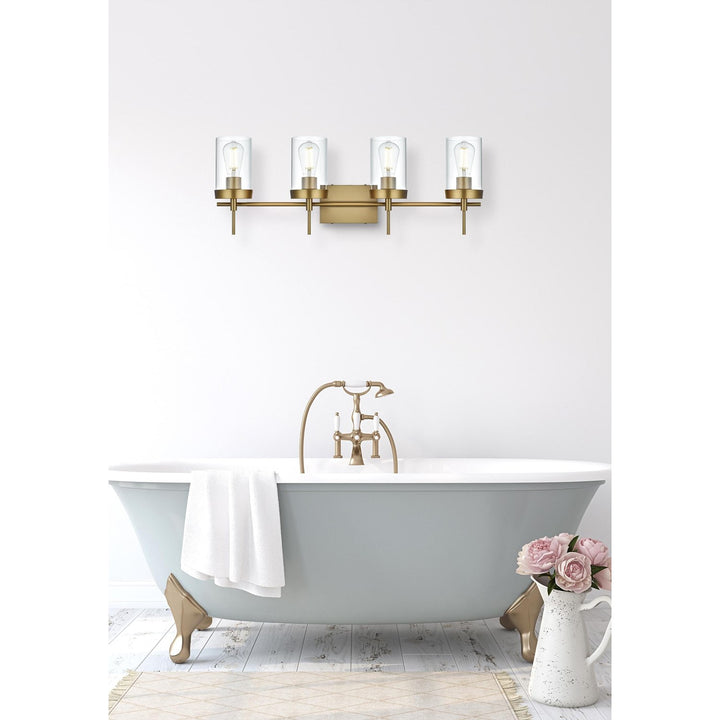 32 Inch Wall Sconce In Satin Gold