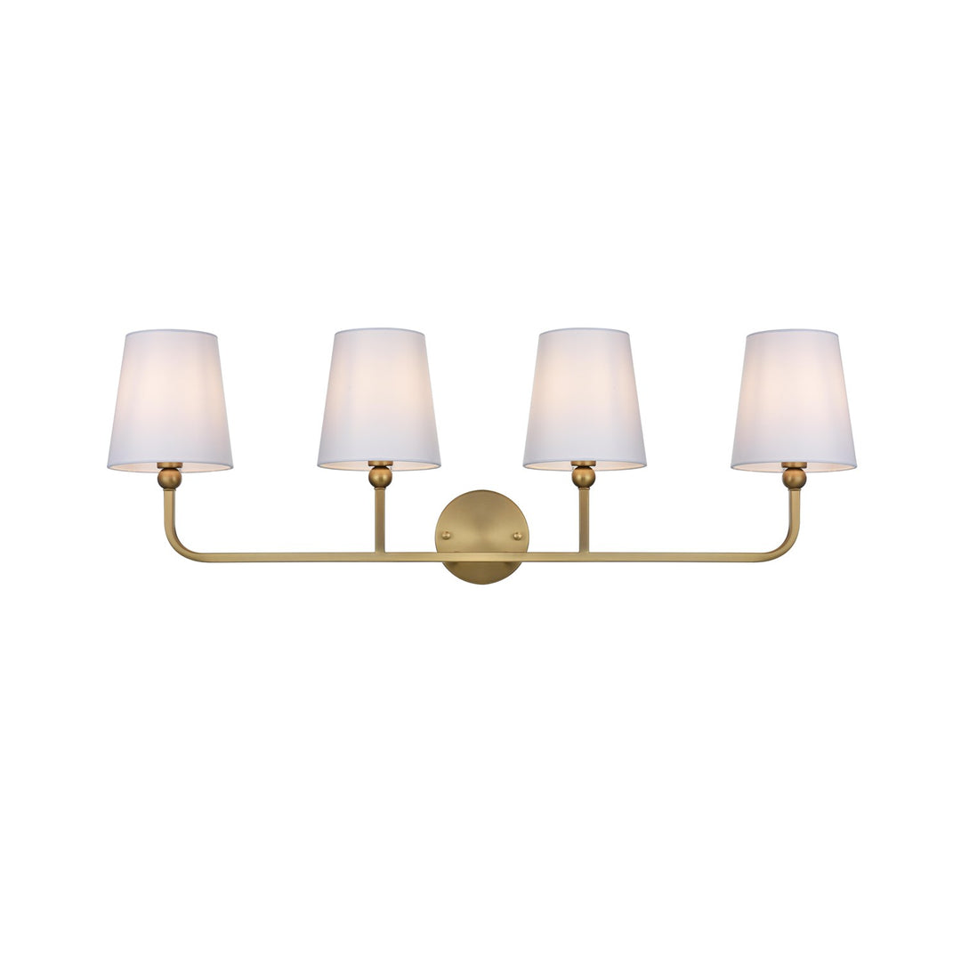 35.5 Inch Wall Sconce In Satin Gold by Living District