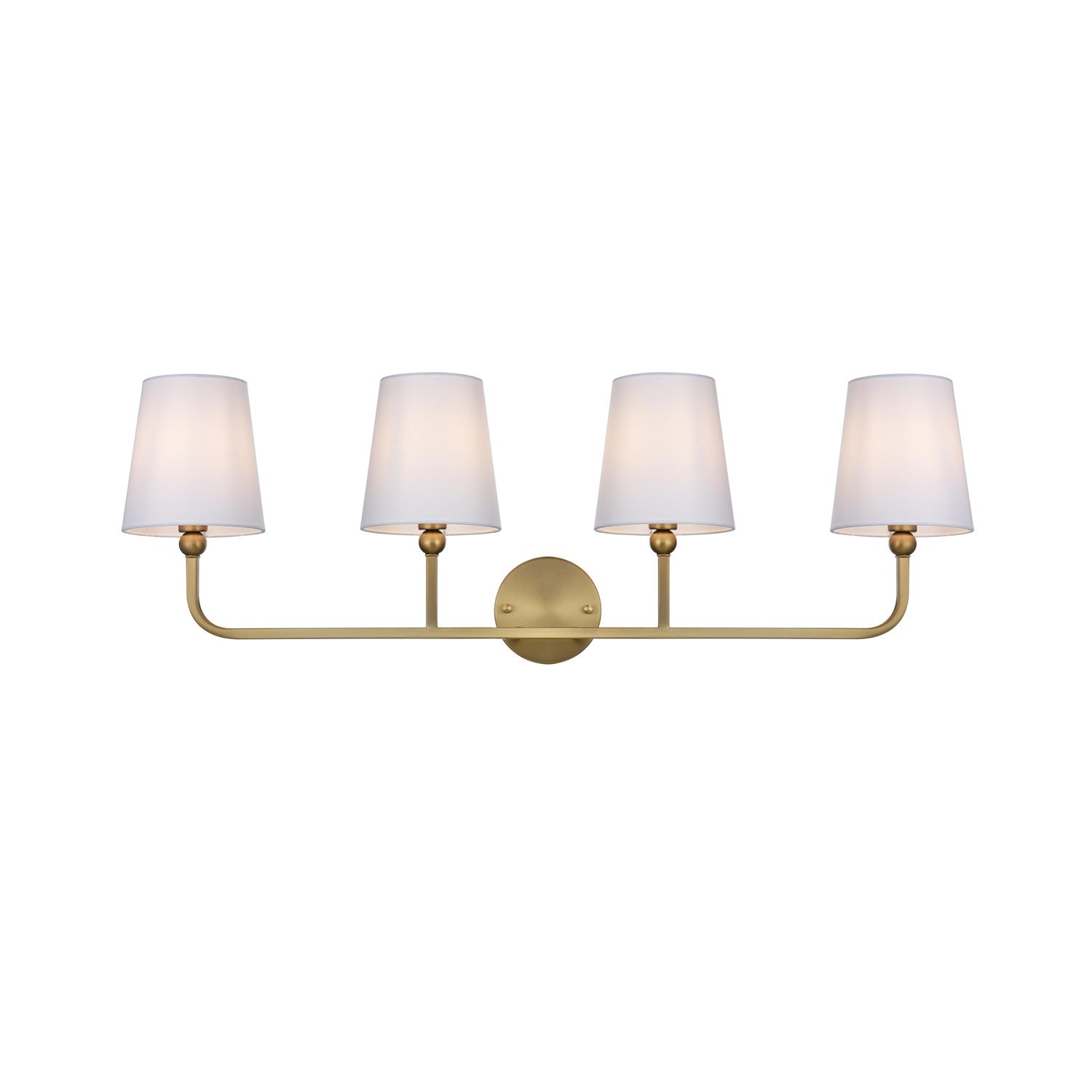35.5 Inch Wall Sconce In Satin Gold by Living District