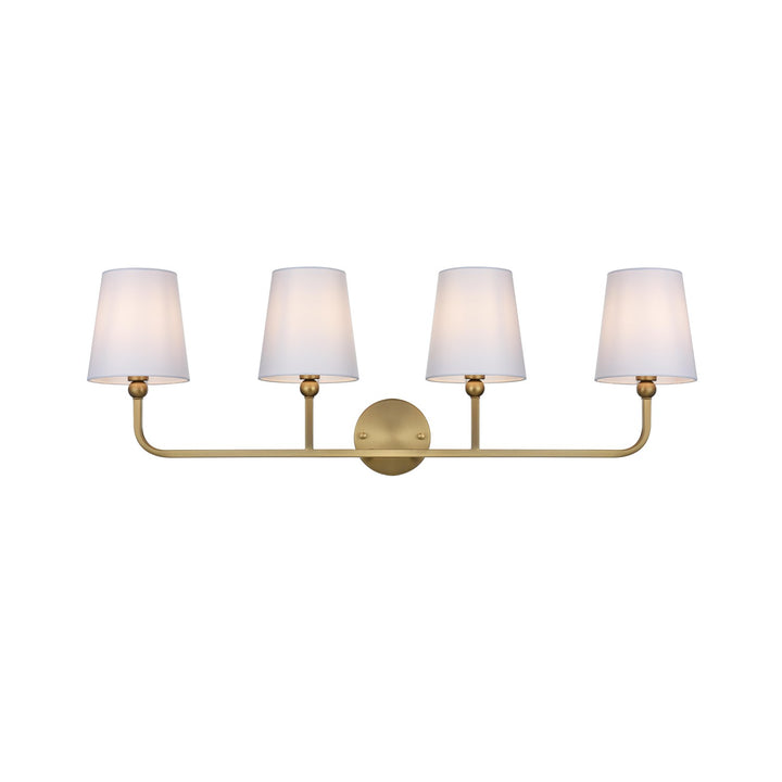 35.5 Inch Wall Sconce In Satin Gold by Living District