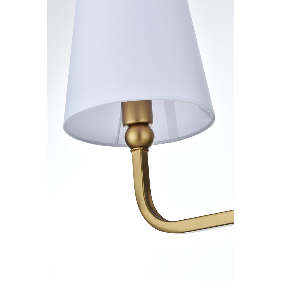 35.5 Inch Wall Sconce In Satin Gold