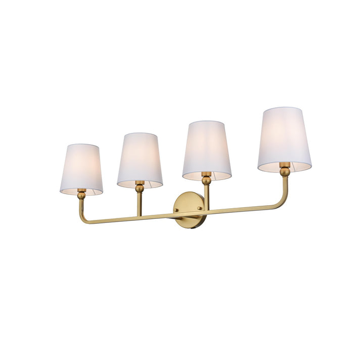 35.5 Inch Wall Sconce In Satin Gold