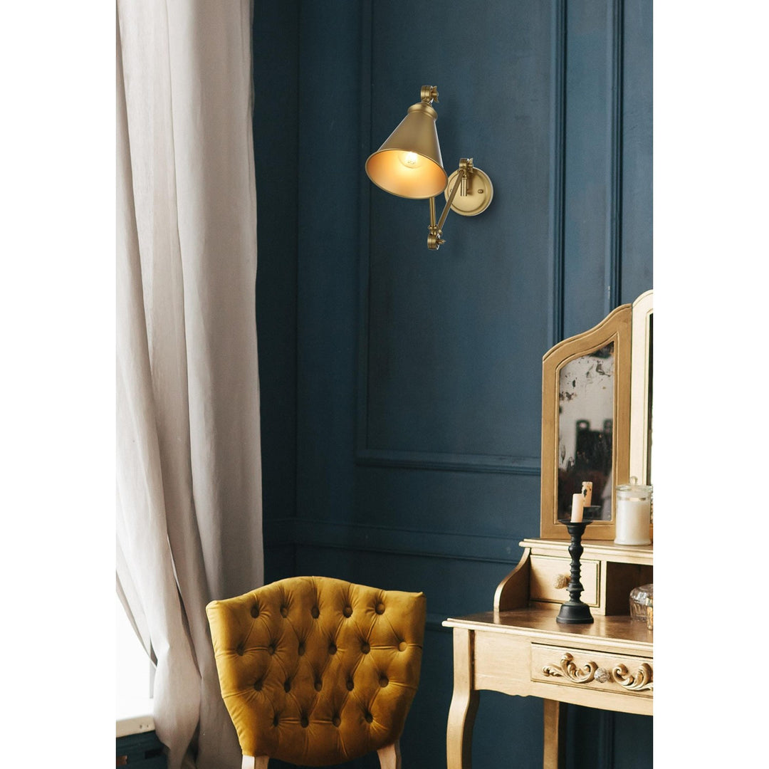 6 Inch Wall Sconce In Satin Gold