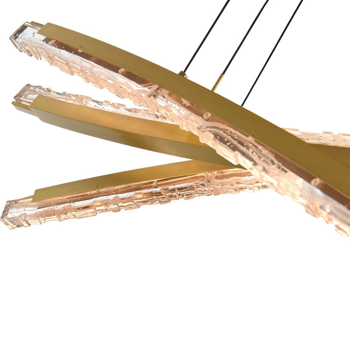 Integrated Led Brass Chandelier
