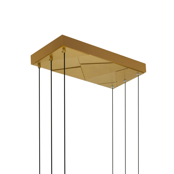 Integrated Led Brass Chandelier