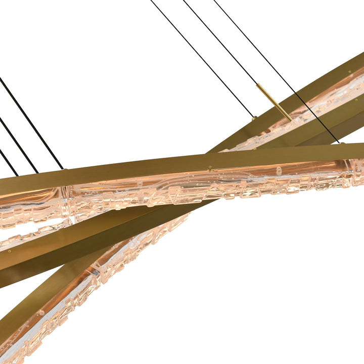 Integrated Led Brass Chandelier