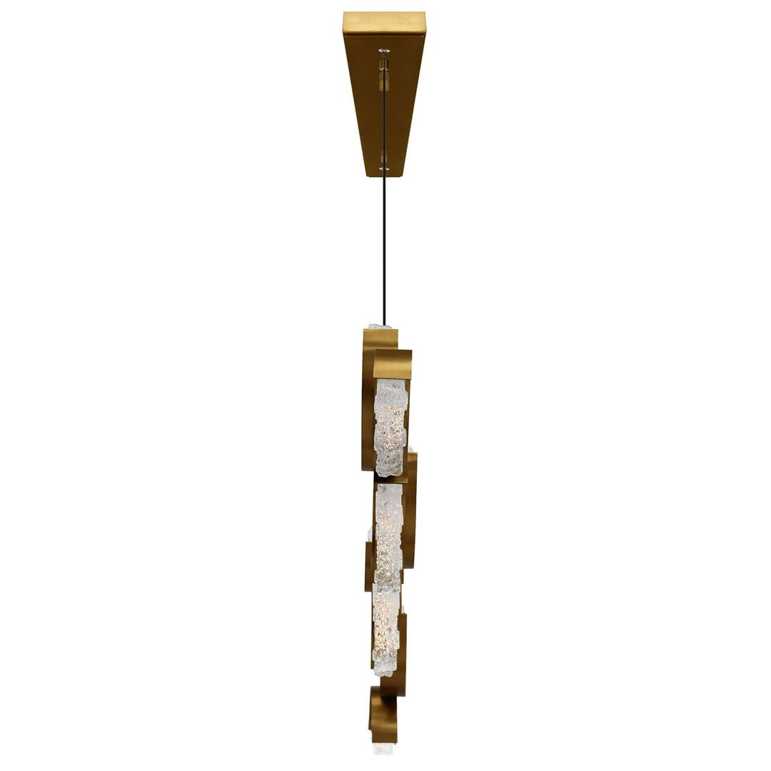 Integrated Led Brass Chandelier