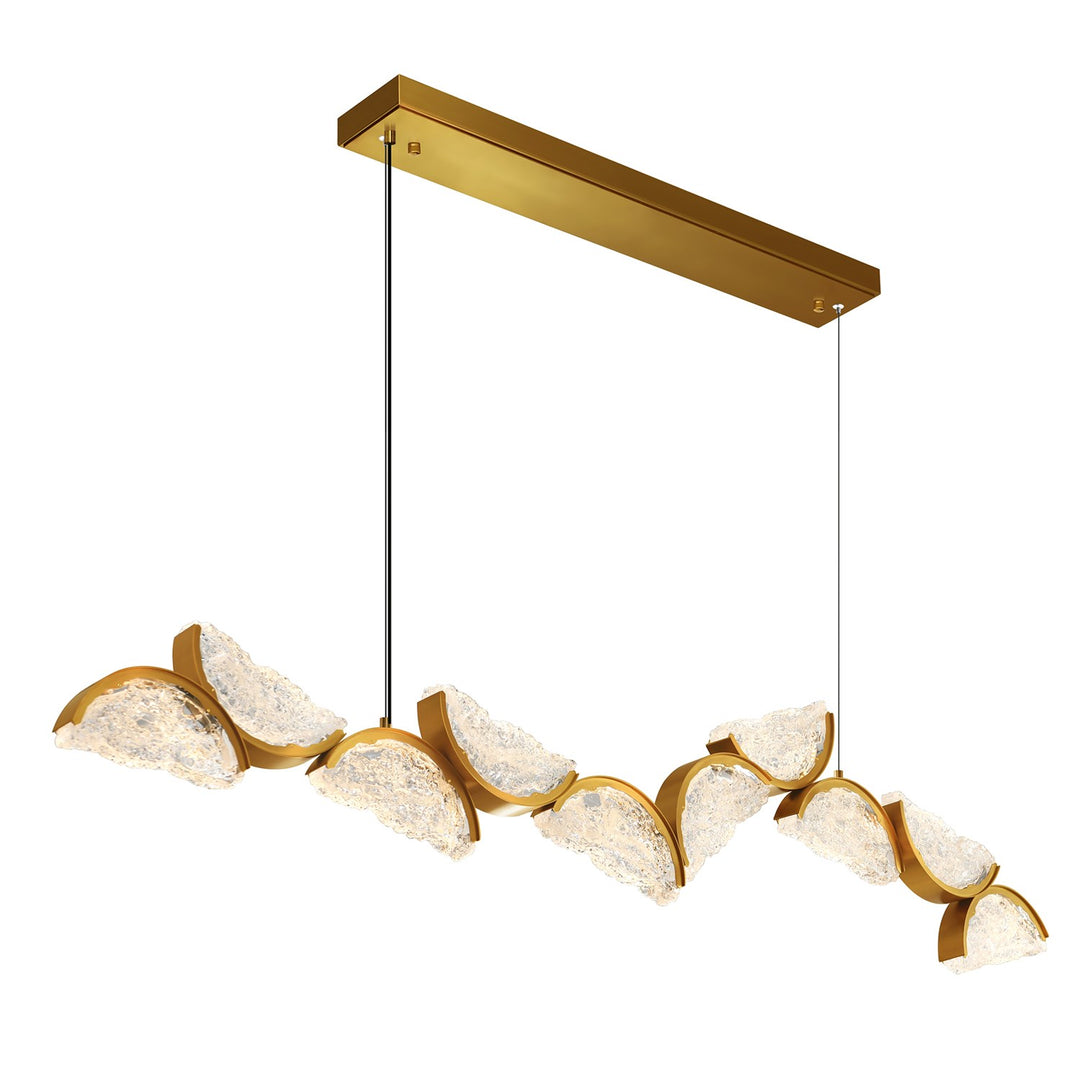 Integrated Led Brass Chandelier