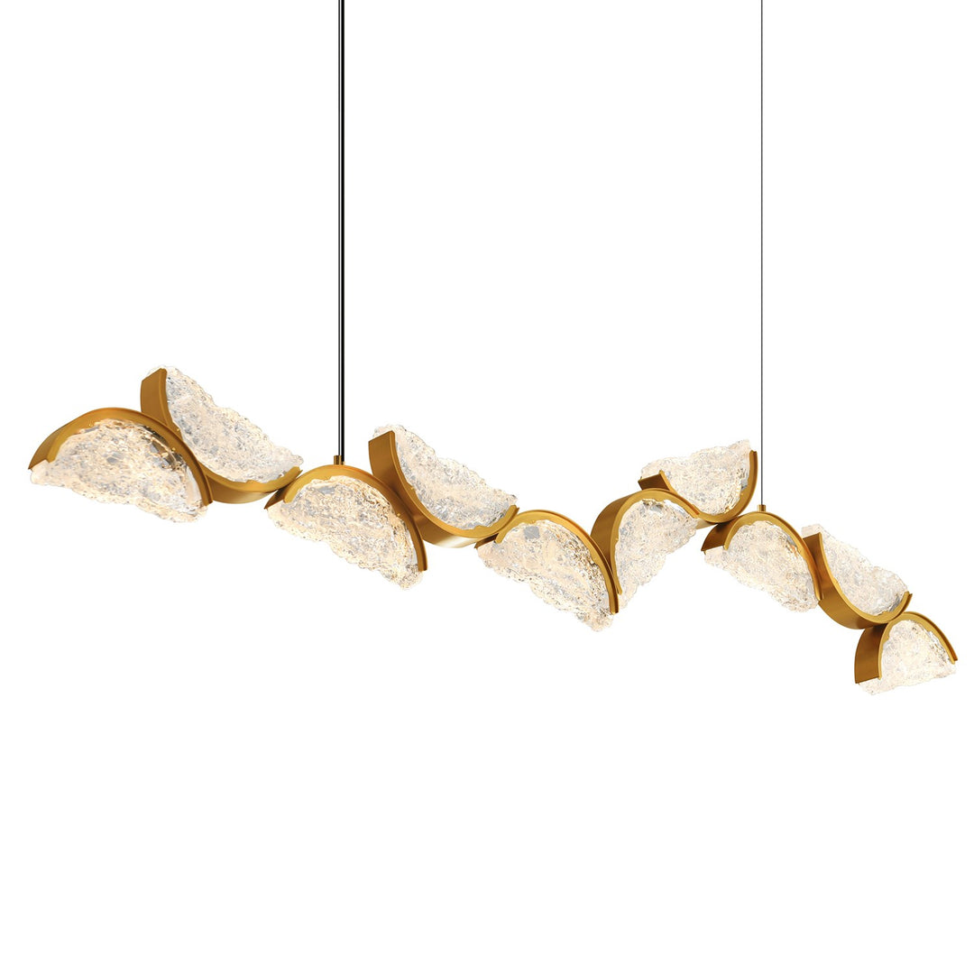 Integrated Led Brass Chandelier