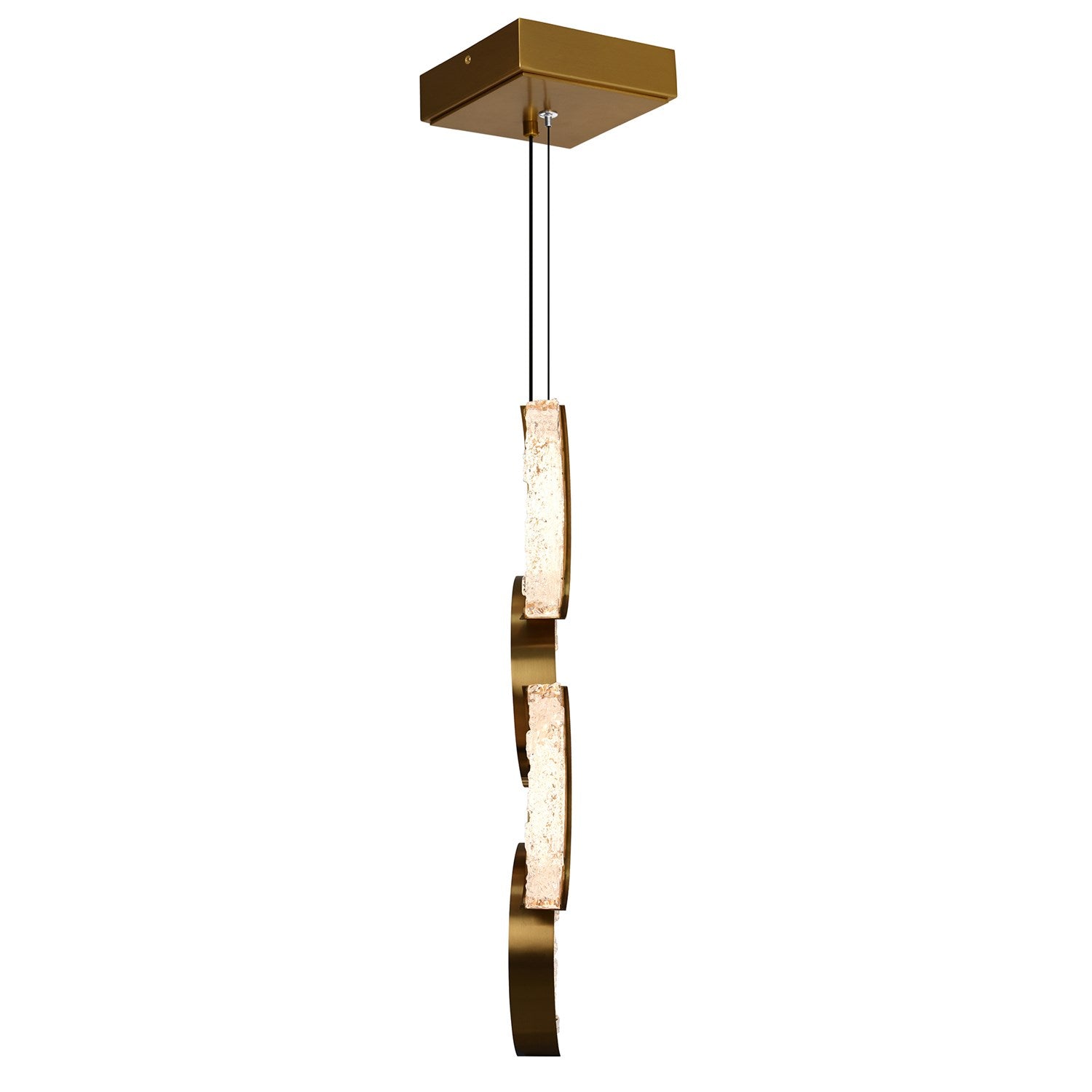 Integrated Led Brass Mini Pendant