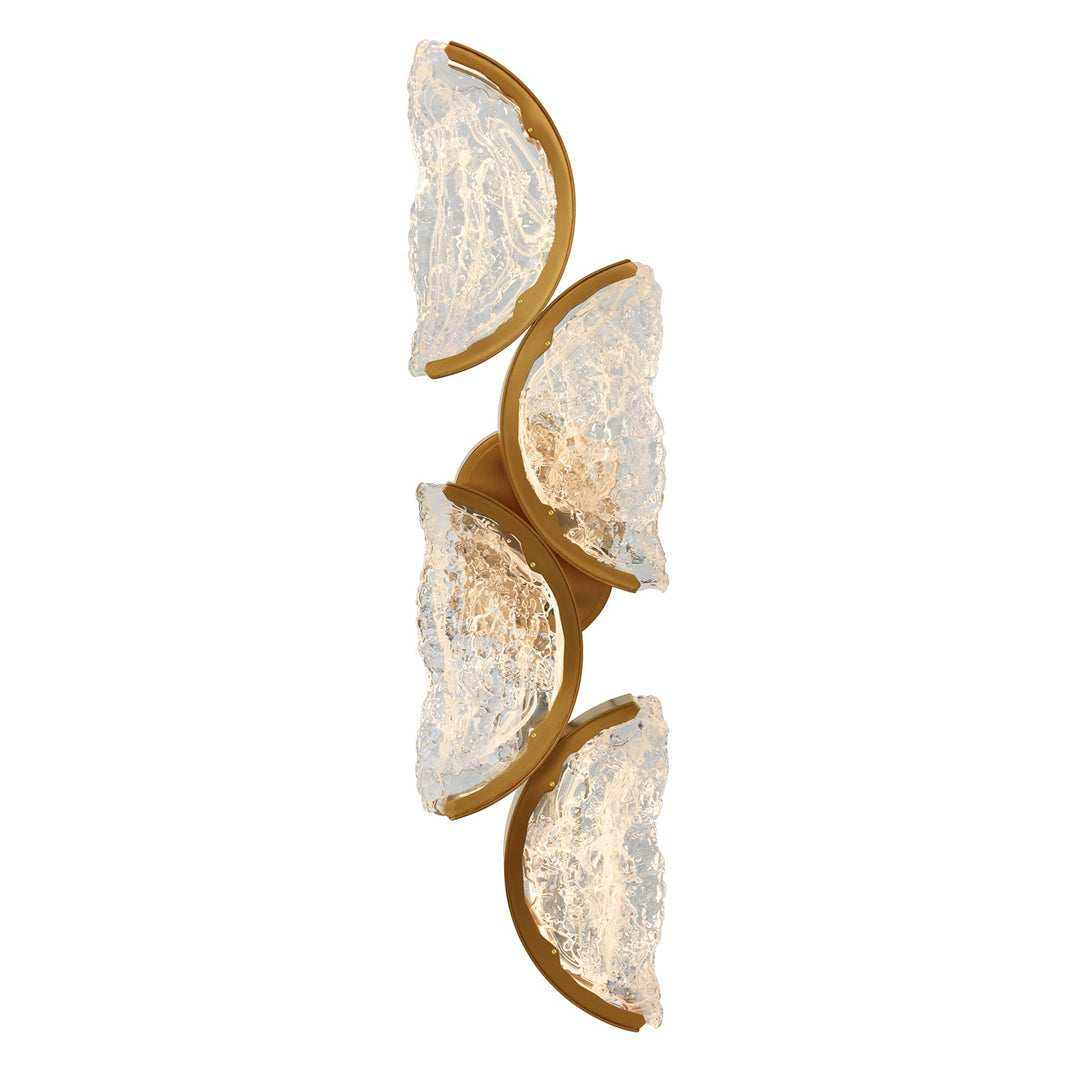 Integrated Led Brass Wall Light by CWI Lighting