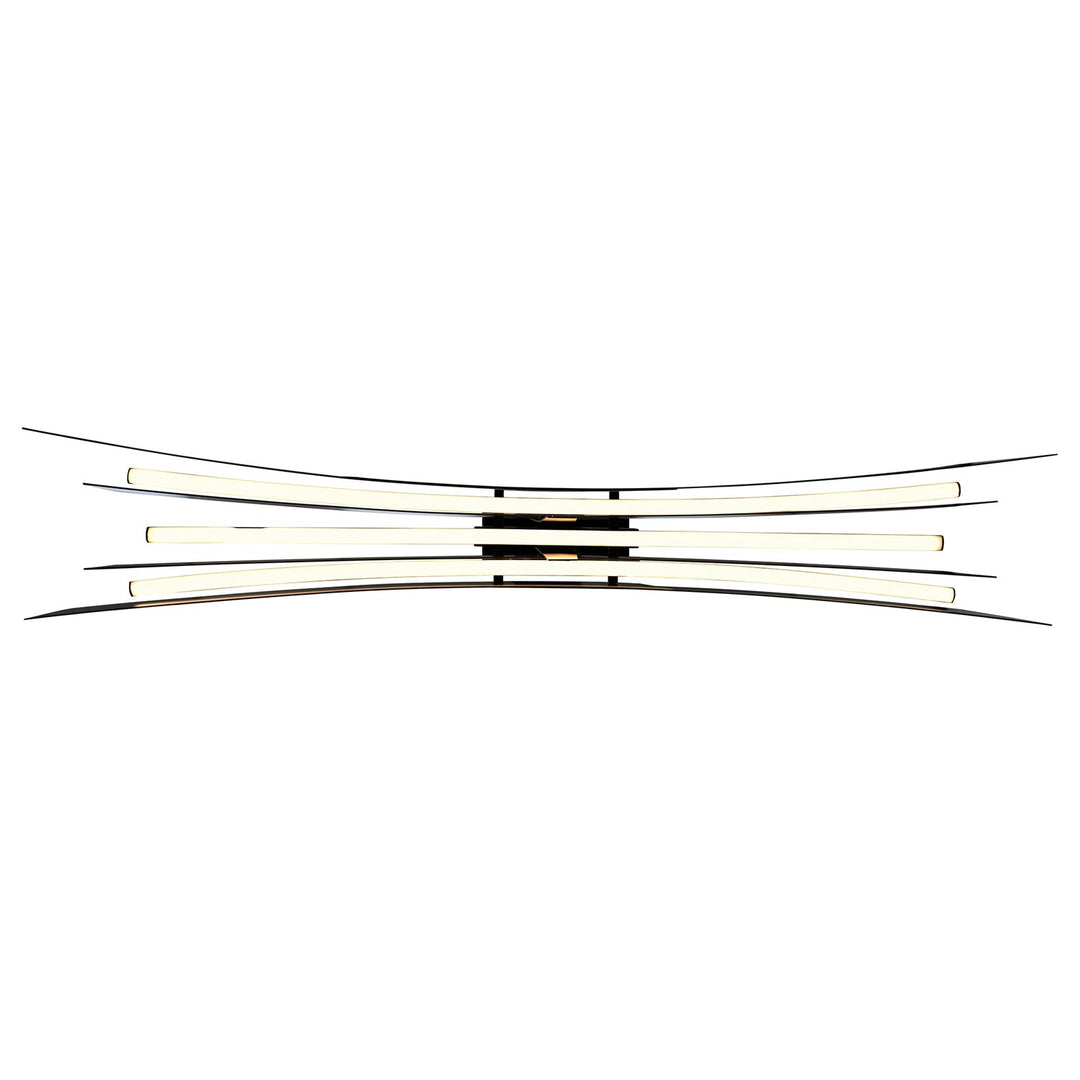 Integrated Led Black Chandelier
