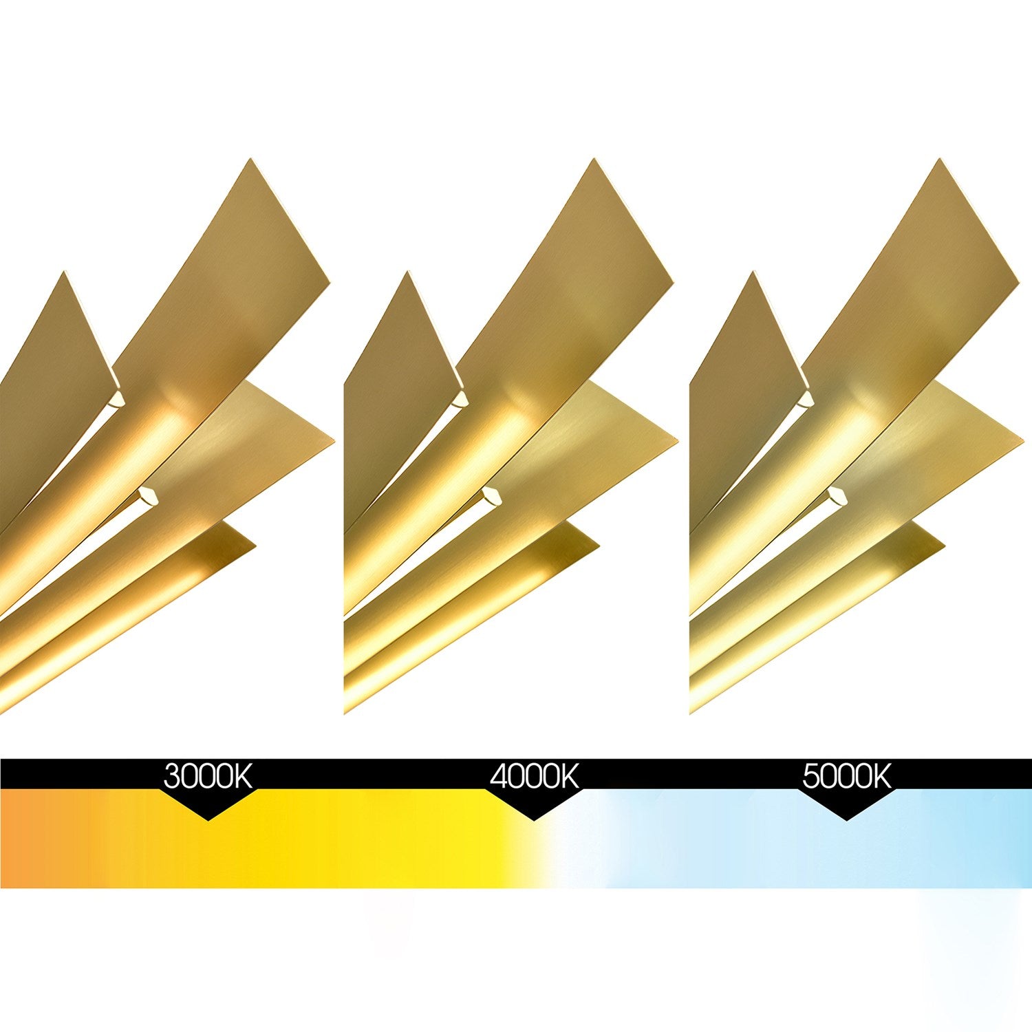 Integrated Led Brass Chandelier