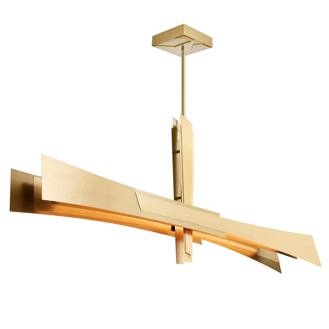 Integrated Led Brass Chandelier