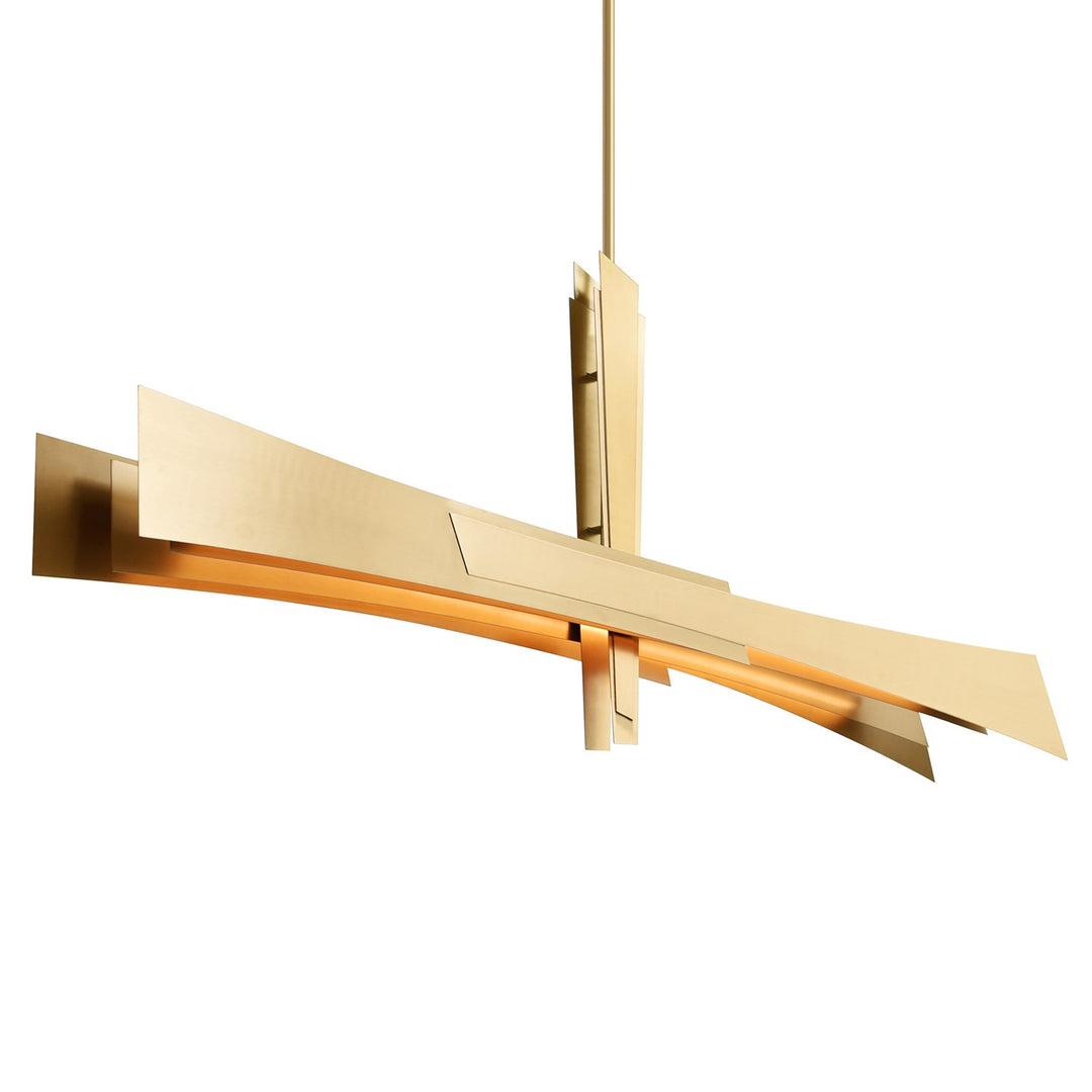 Integrated Led Brass Chandelier
