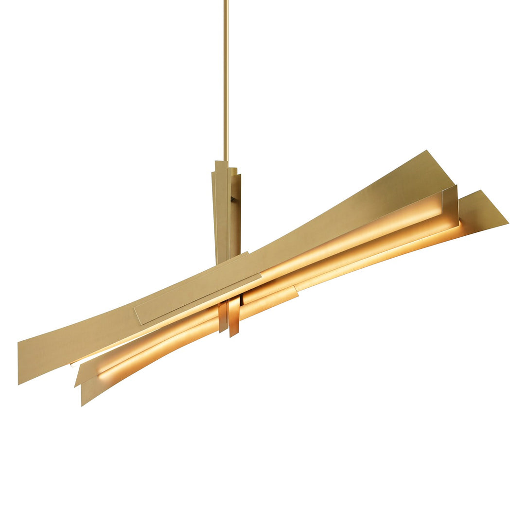 Integrated Led Brass Chandelier