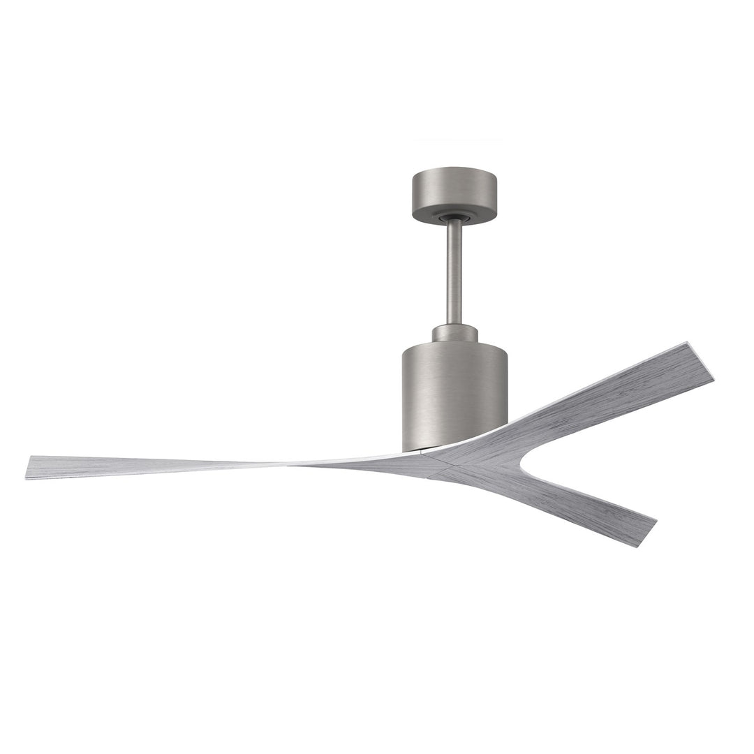 Modern Ceiling Fan In Matte Black Finish With All-Weather 56Ó Abs Blades by Matthews Fan Company