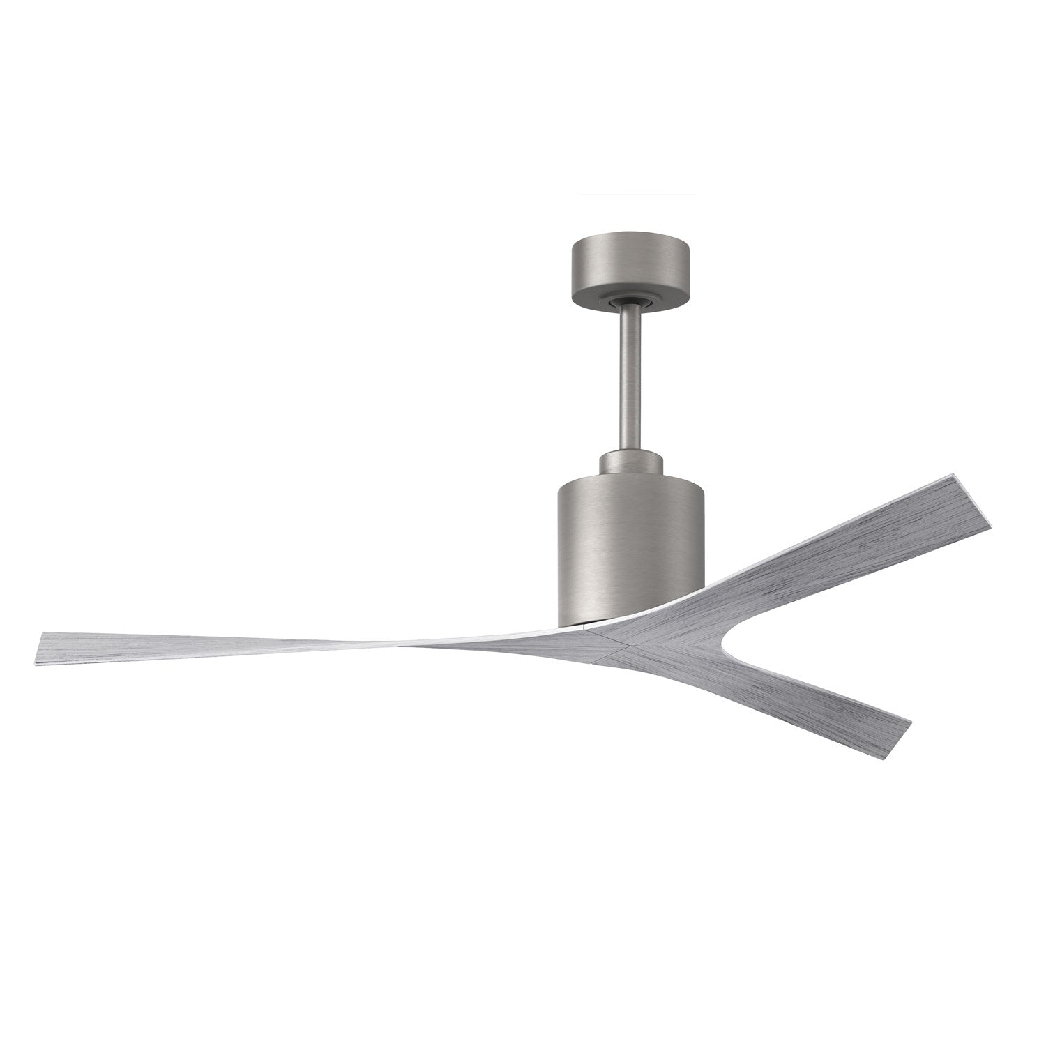 Modern Ceiling Fan In Matte Black Finish With All-Weather 56Ó Abs Blades by Matthews Fan Company