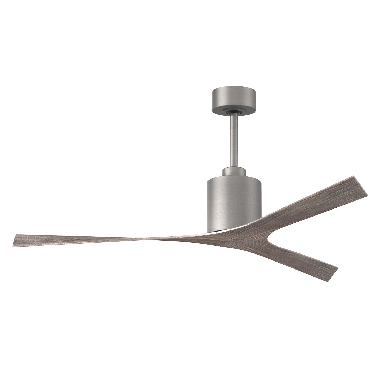 Modern Ceiling Fan In Matte Black Finish With All-Weather 56Ó Abs Blades by Matthews Fan Company
