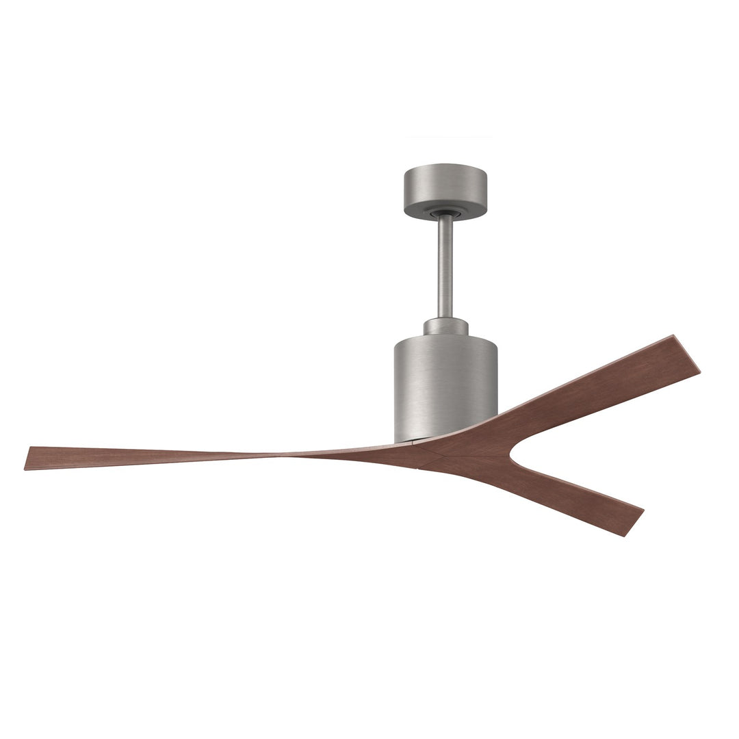 Modern Ceiling Fan In Matte Black Finish With All-Weather 56Ó Abs Blades by Matthews Fan Company