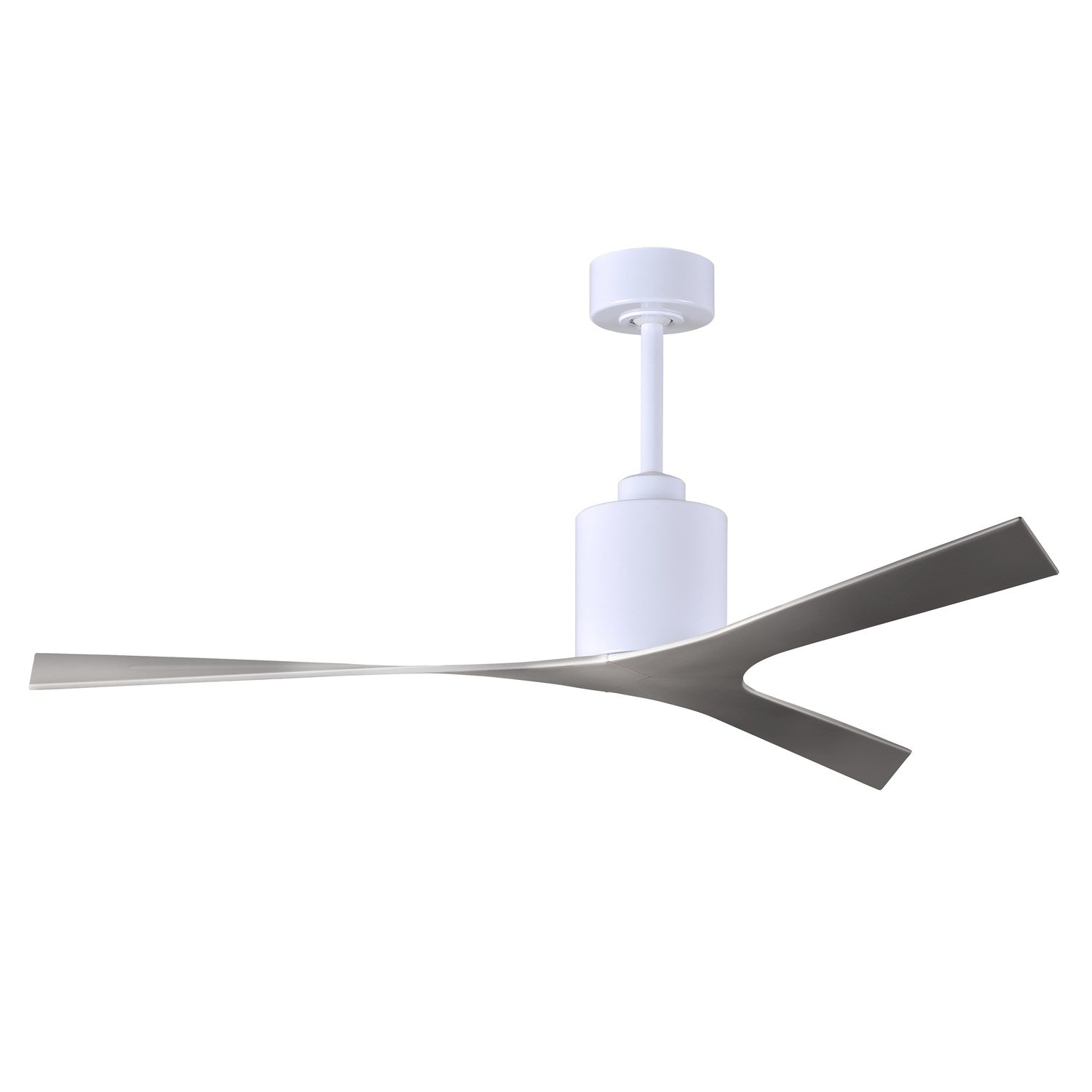 Modern Ceiling Fan In Matte Black Finish With All-Weather 56Ó Abs Blades by Matthews Fan Company