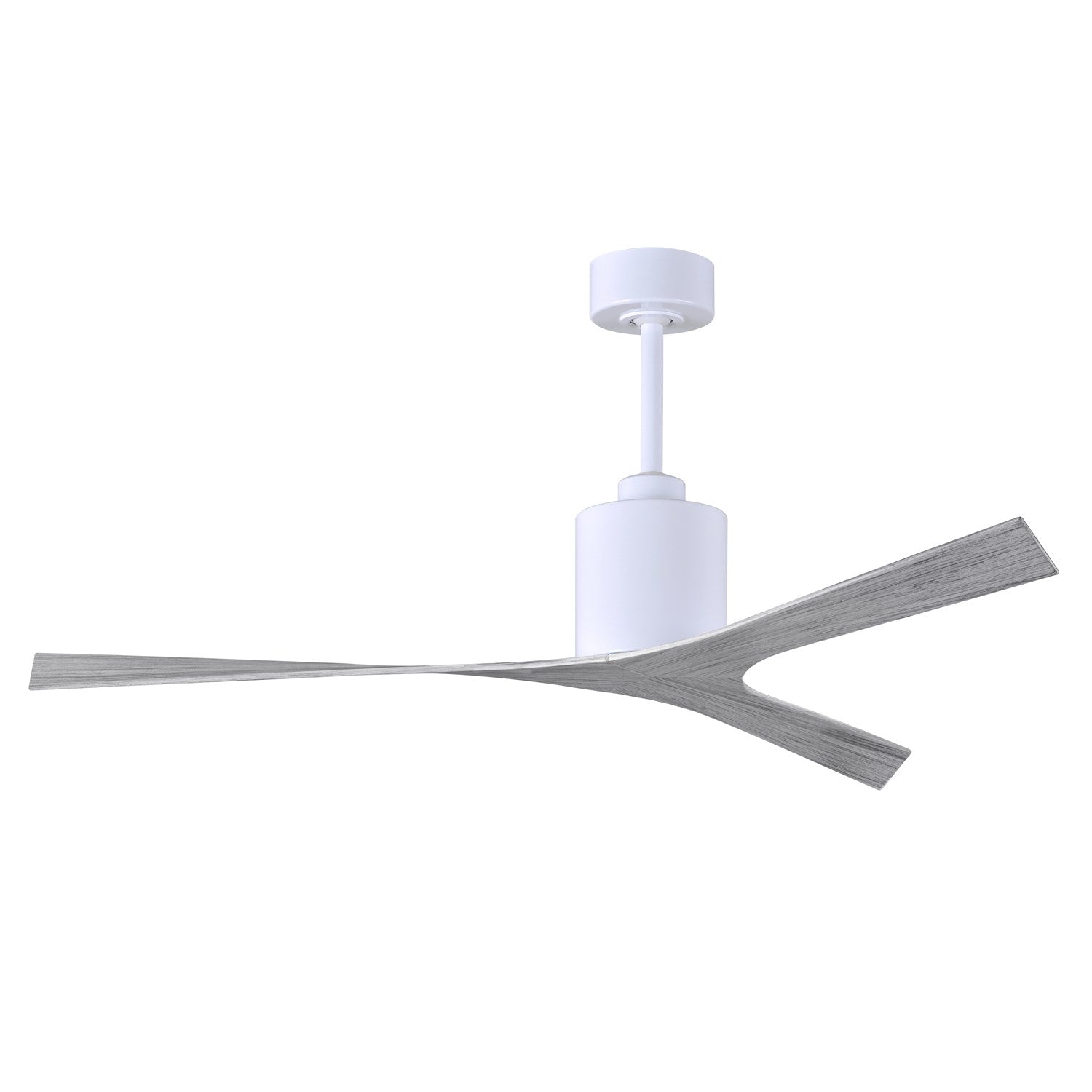 Modern Ceiling Fan In Matte Black Finish With All-Weather 56Ó Abs Blades by Matthews Fan Company