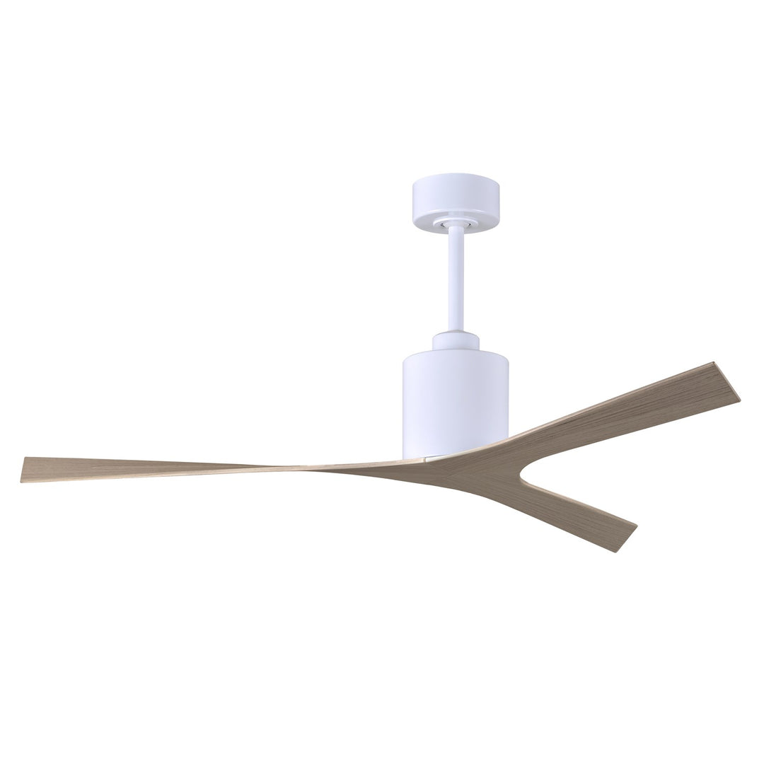 Modern Ceiling Fan In Matte Black Finish With All-Weather 56Ó Abs Blades by Matthews Fan Company