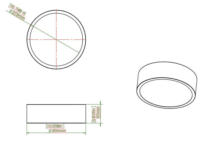 1 Light Flush Mount