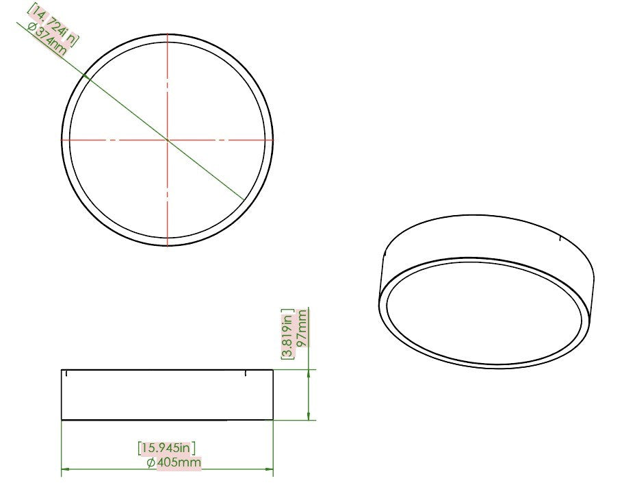 1 Light Flush Mount