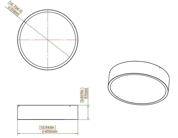 1 Light Flush Mount