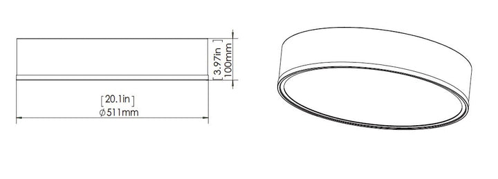 1 Light Flush Mount