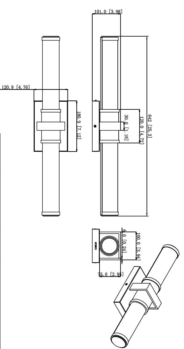 1 Light Vanity