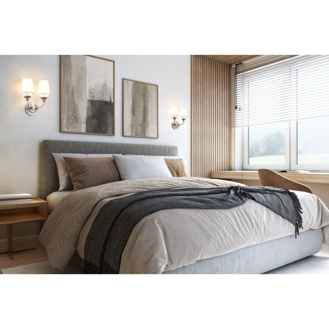2 Light Wall Sconce