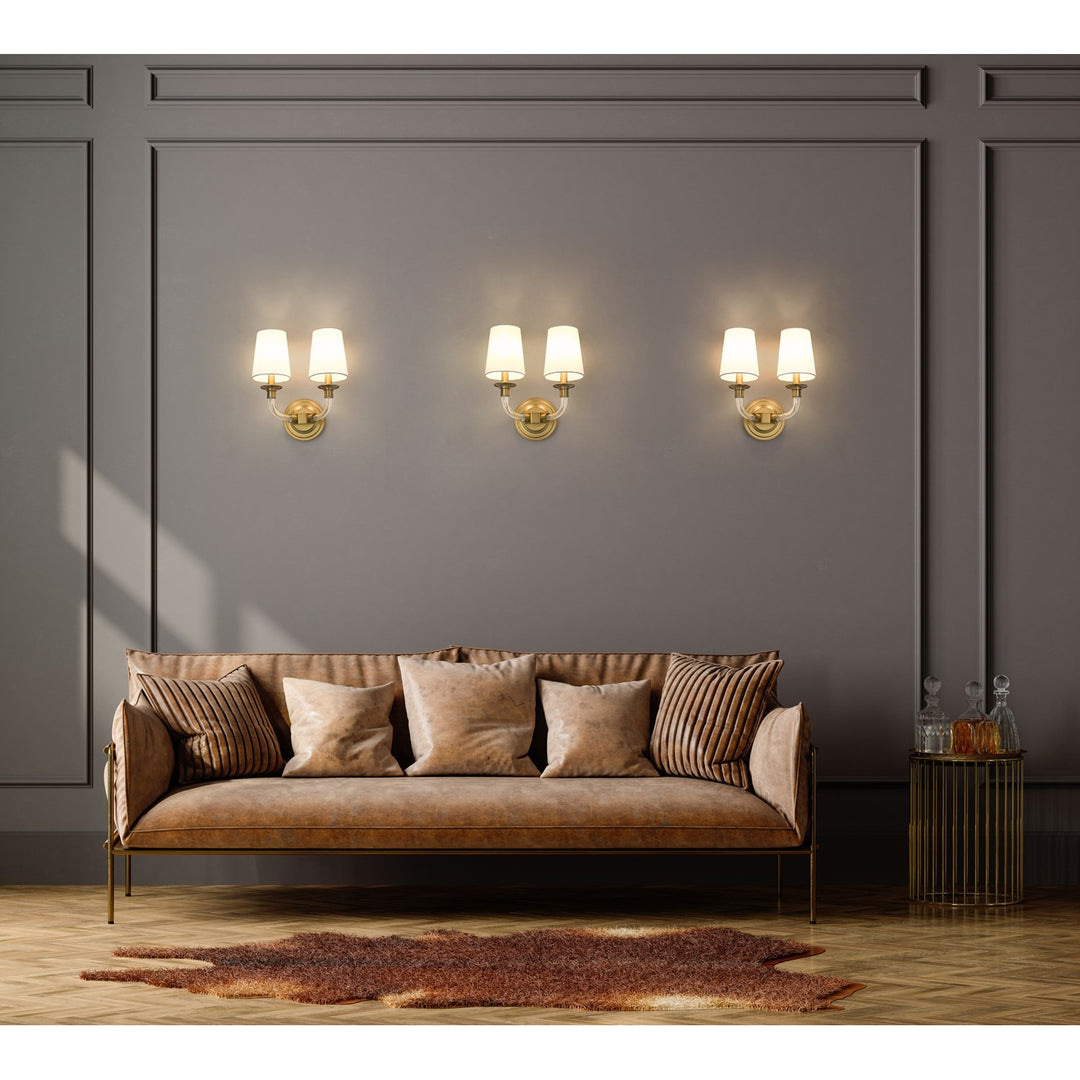 2 Light Wall Sconce