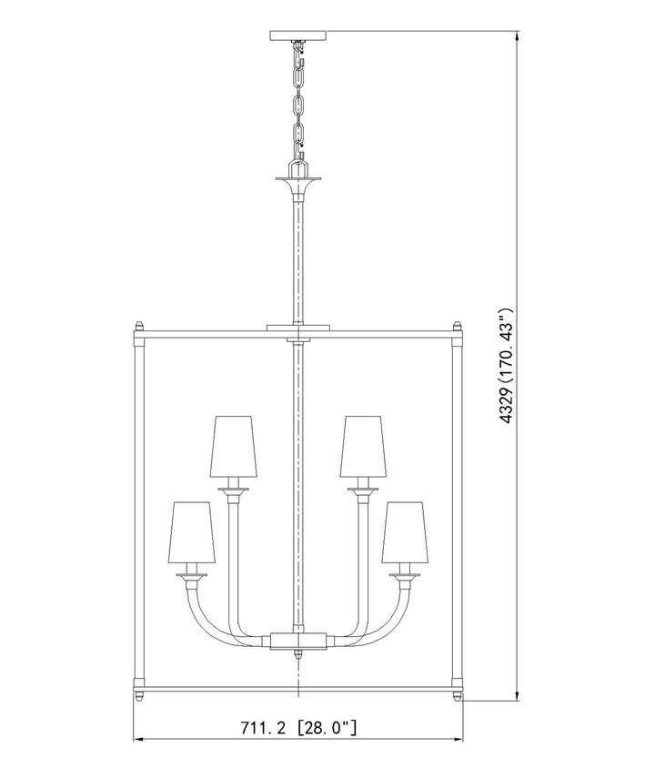 9 Light Chandelier