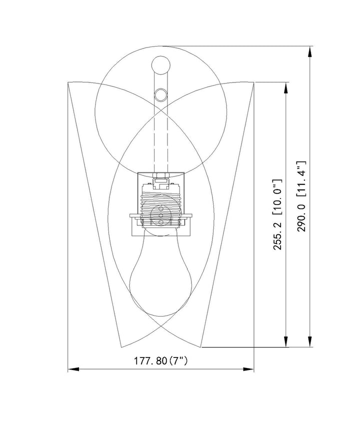 1 Light Wall Sconce