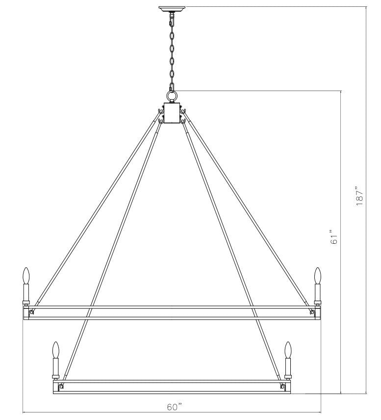 28 Light Chandelier