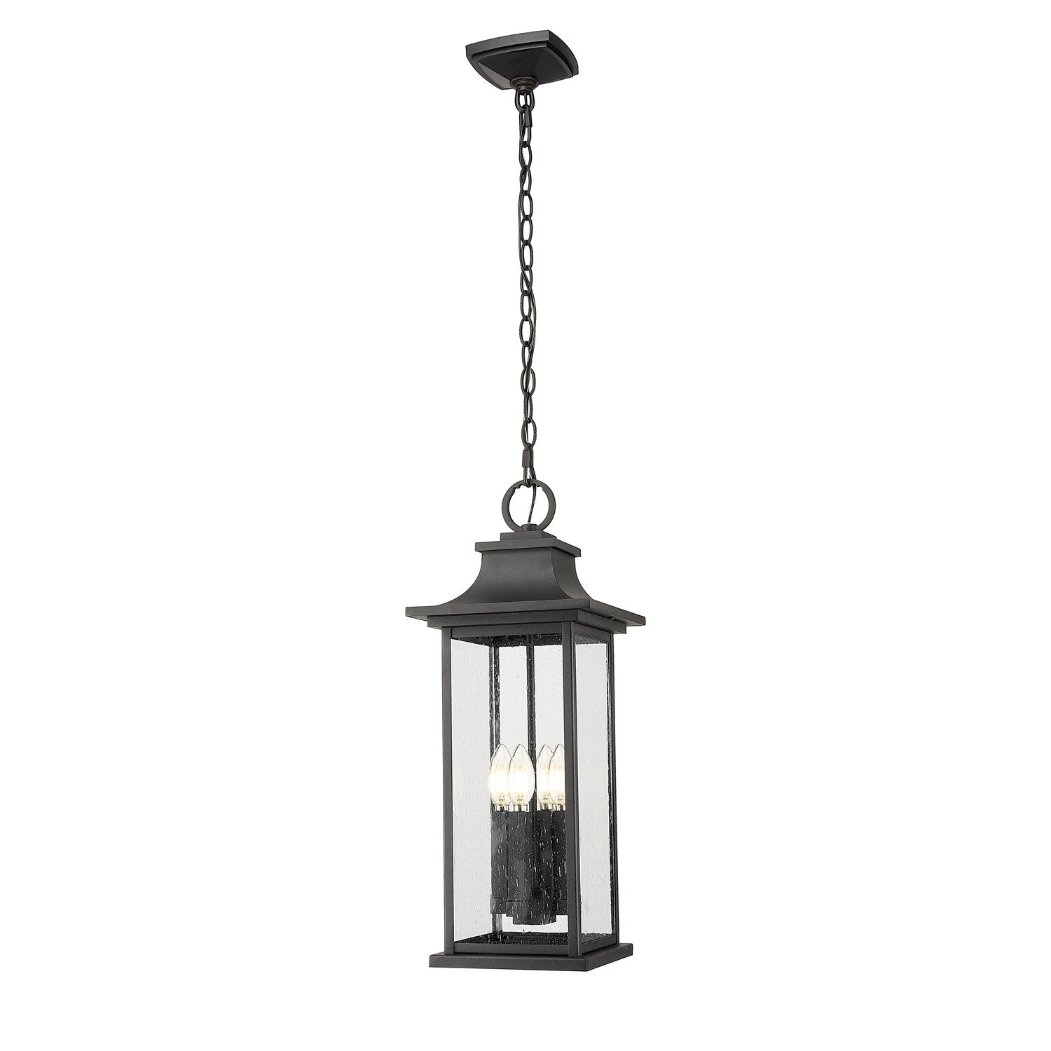 4 Light Outdoor Chain Mount Ceiling Fixture by Z-Lite