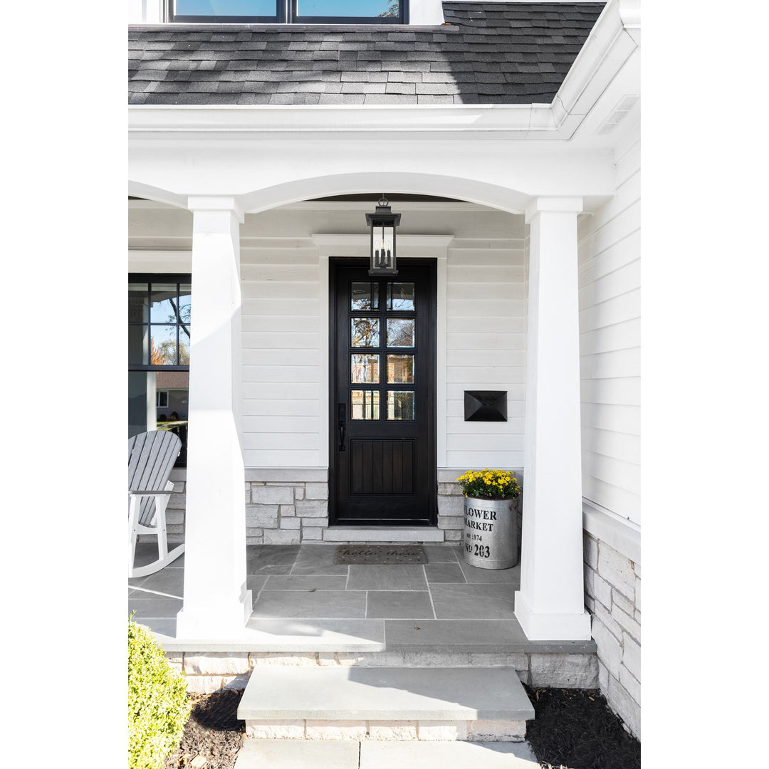 4 Light Outdoor Chain Mount Ceiling Fixture