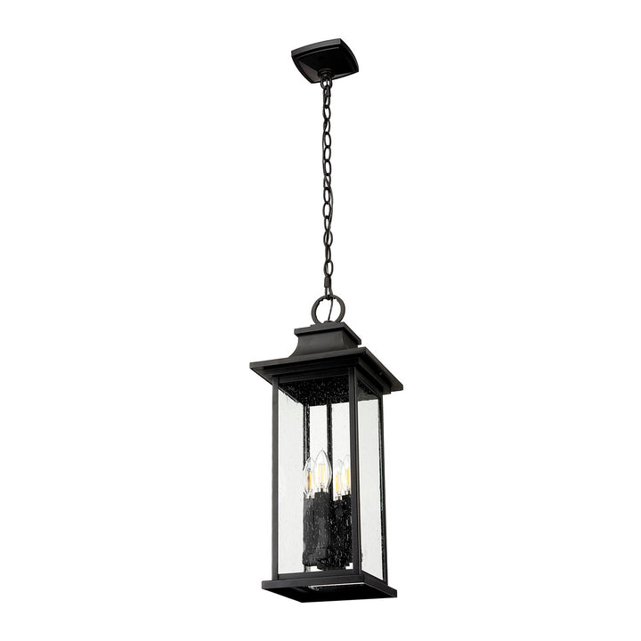 4 Light Outdoor Chain Mount Ceiling Fixture