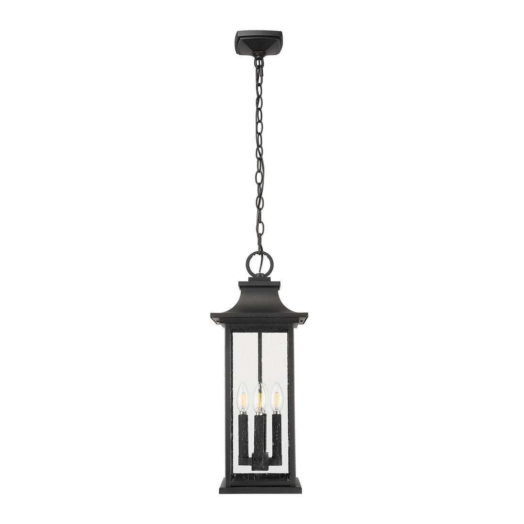 4 Light Outdoor Chain Mount Ceiling Fixture