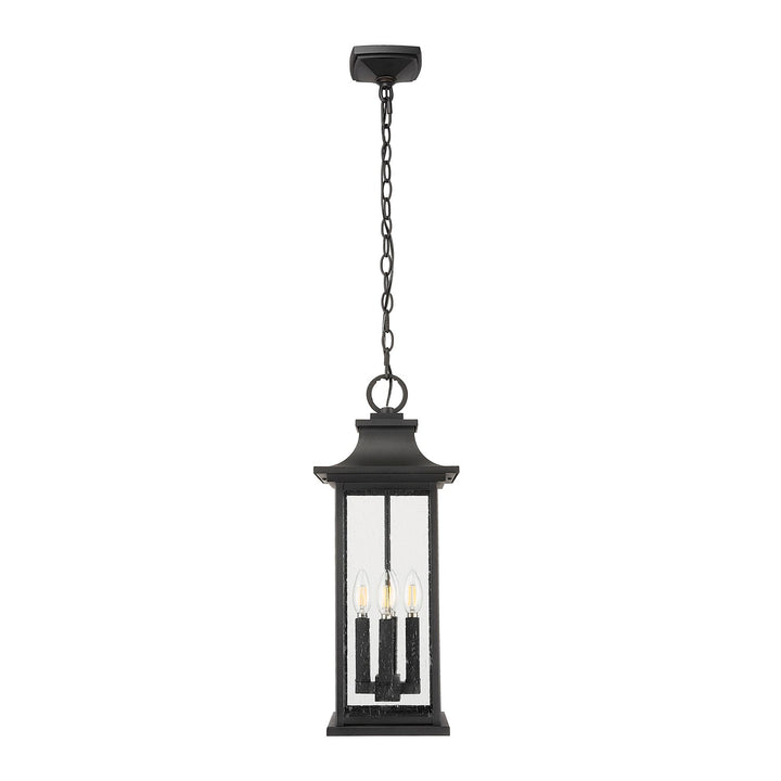 4 Light Outdoor Chain Mount Ceiling Fixture