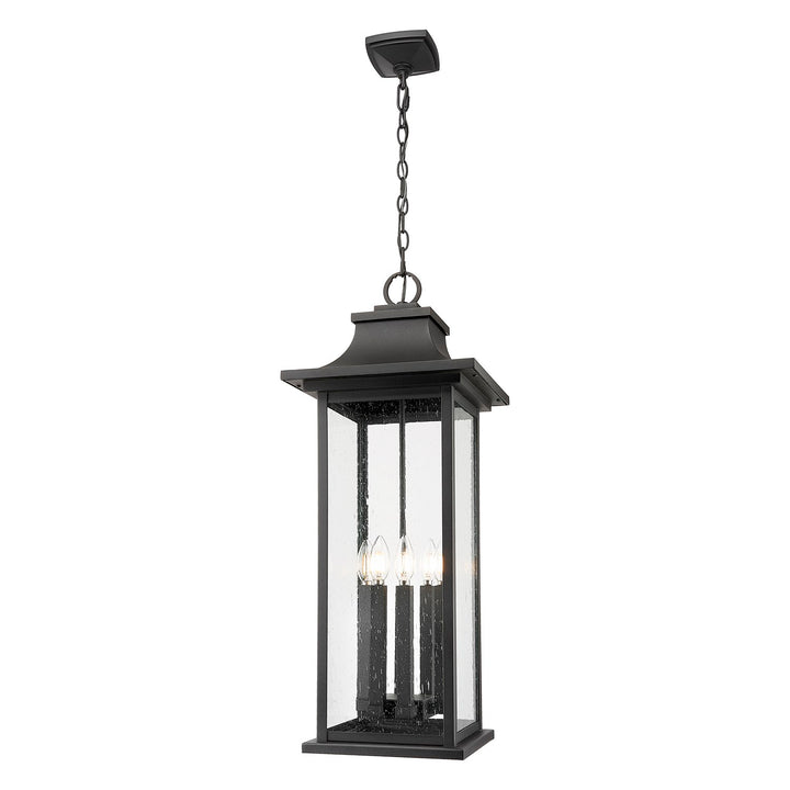 6 Light Outdoor Chain Mount Ceiling Fixture by Z-Lite